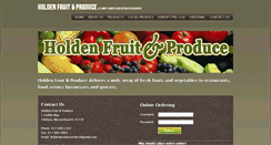 Desktop Screenshot of holdenproduce.com